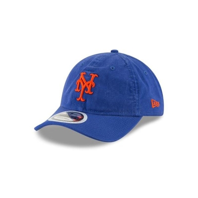 Blue New York Mets Hat - New Era MLB Packable 9TWENTY Adjustable Caps USA8723609